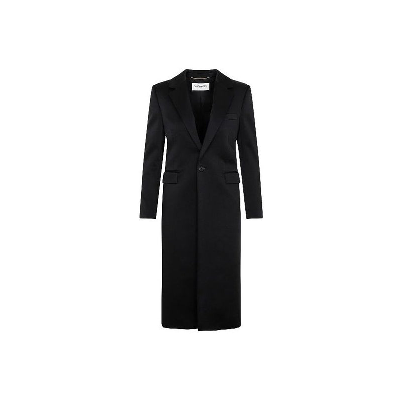 Satin Coat Saint Laurent