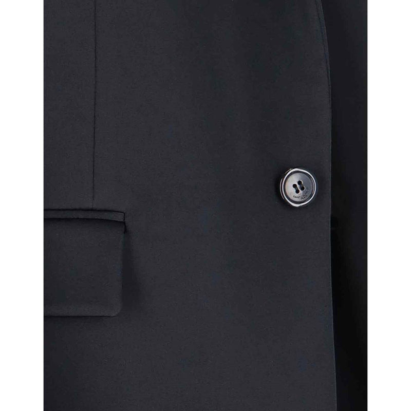 Satin Coat Saint Laurent