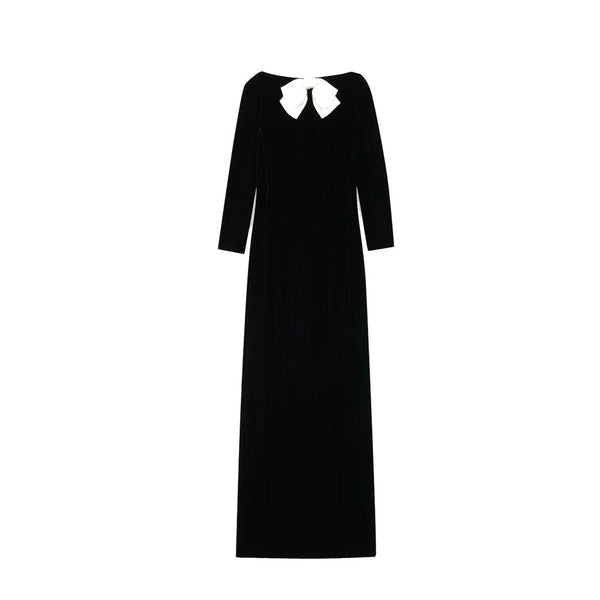 Velvet Long Dress Saint Laurent