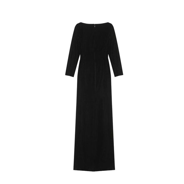Velvet Long Dress Saint Laurent