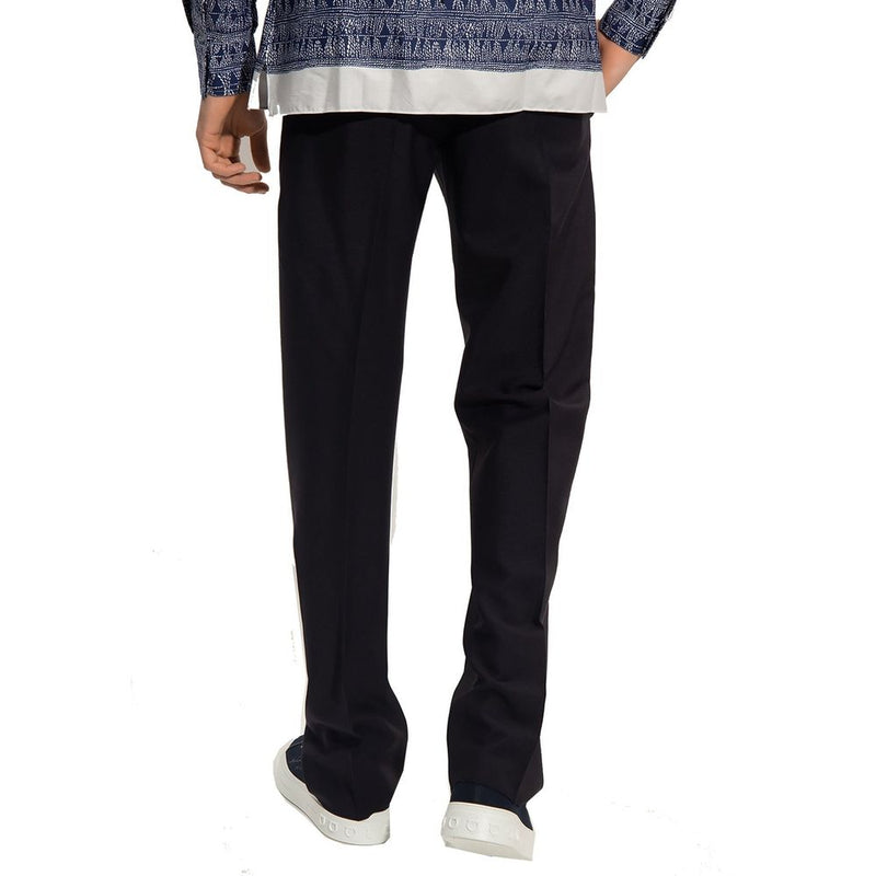 Cotton And Silk Pants Salvatore Ferragamo