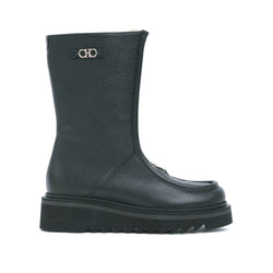 Eurialo Leather Boots Salvatore Ferragamo