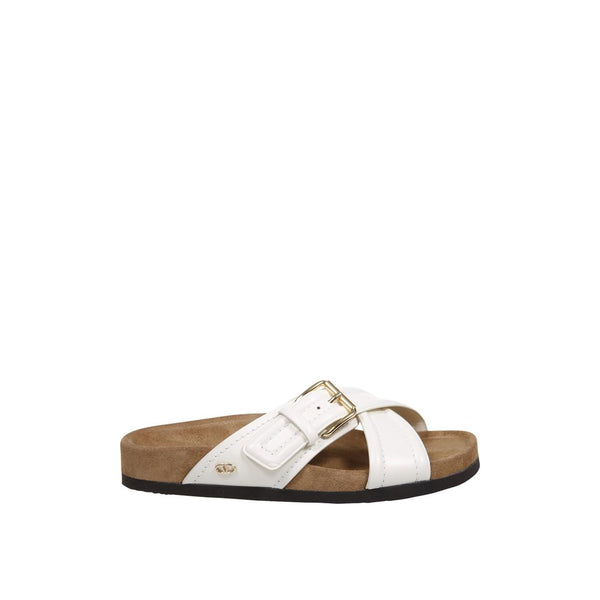 Leather Flat Sandals Valentino Garavani