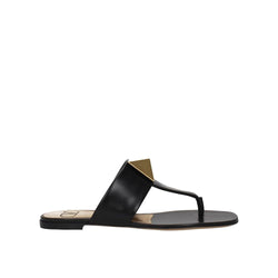 One Stud Leather Thong Sandals Valentino Garavani