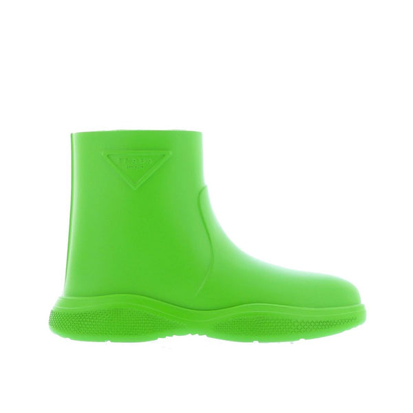 Logo Rubber Boots Prada