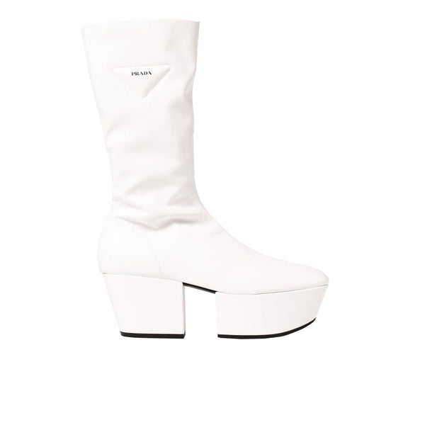 Platform Pull On Boots Prada