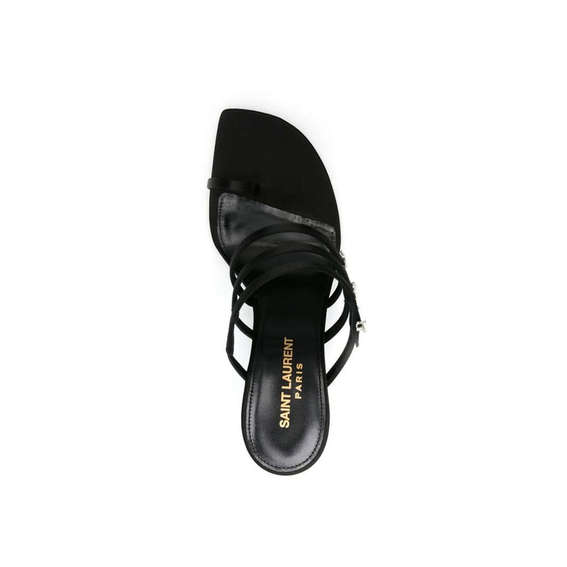 Jerry 95 Satin Sandals Saint Laurent