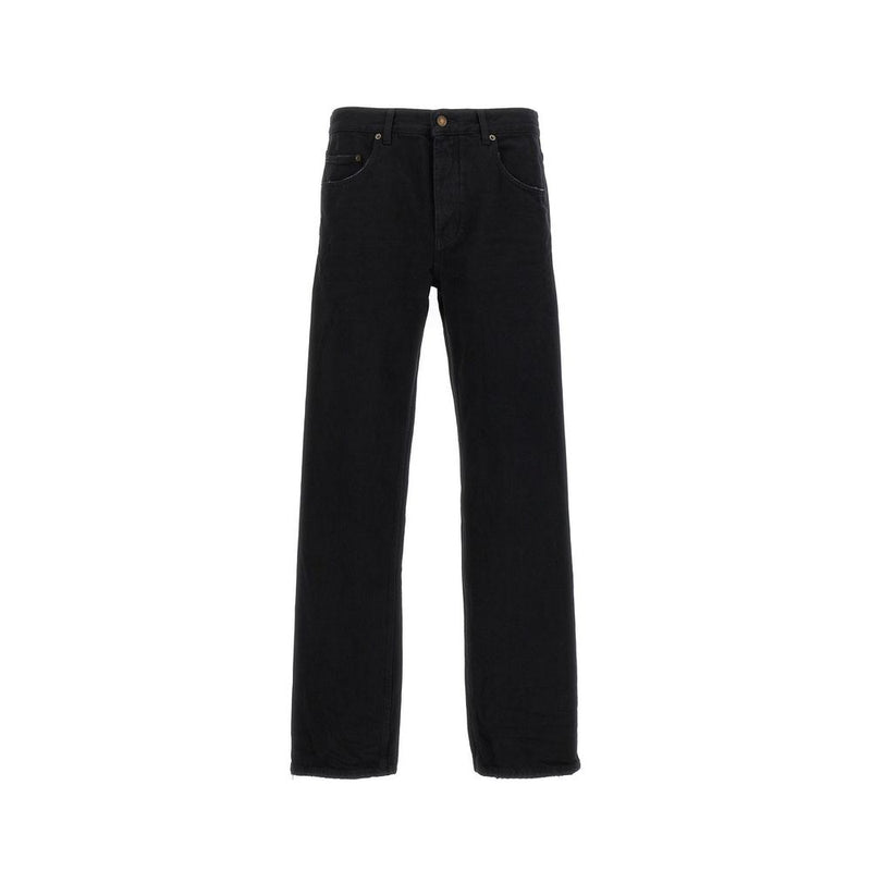 Long Baggy Denim Jeans Saint Laurent