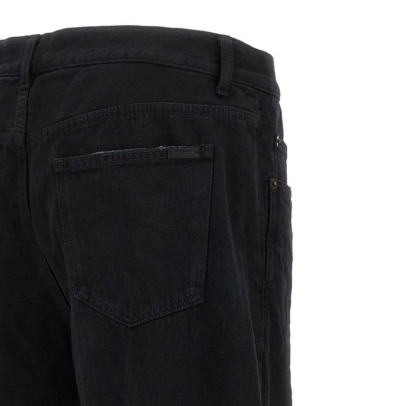 Long Baggy Denim Jeans Saint Laurent
