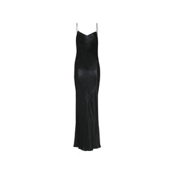 Satin Long Dress Saint Laurent