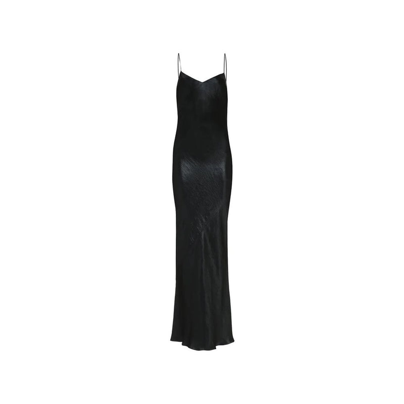 Satin Long Dress Saint Laurent