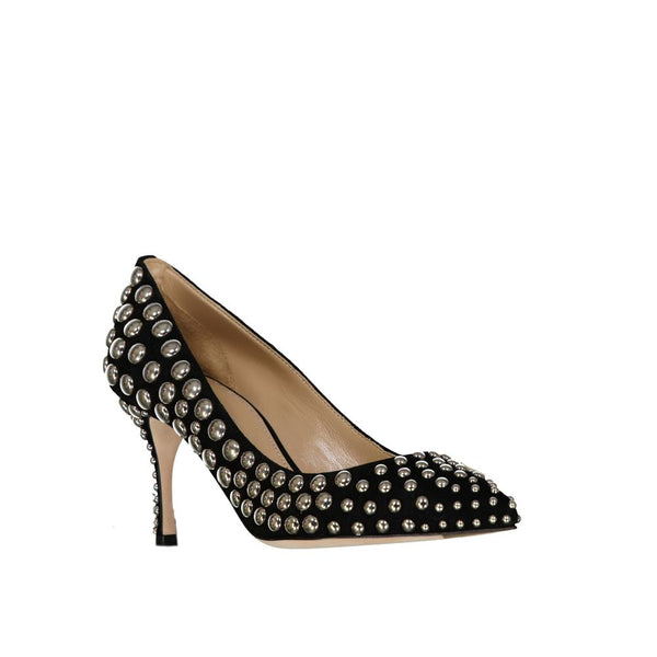 Godiva 075 Studs Leather Pumps Sergio Rossi