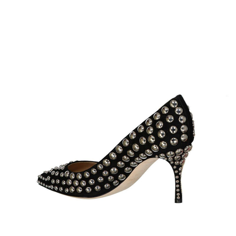 Godiva 075 Studs Leather Pumps Sergio Rossi