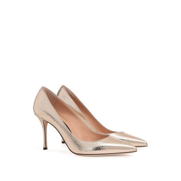 Godiva 090 Crack Mirror Leather Pumps Sergio Rossi