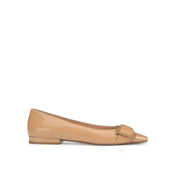 Leather Ballerina Flats Sergio Rossi