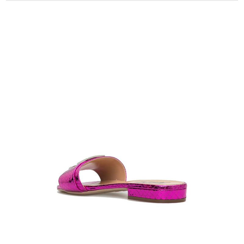 Leather Flat Sandals Sergio Rossi