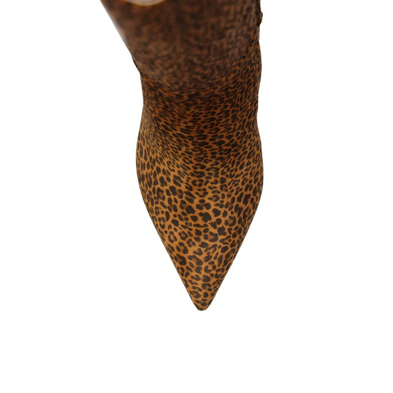 Leopard-Print Leather Boots Sergio Rossi