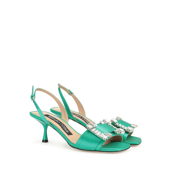 SR Twenty 060 Satin Sandals Sergio Rossi