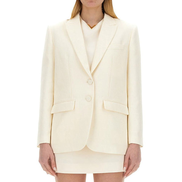 Wool And Silk Toile Iconographe Jacket Valentino