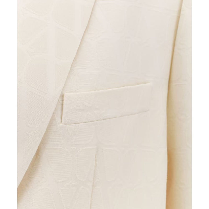 Wool And Silk Toile Iconographe Jacket Valentino