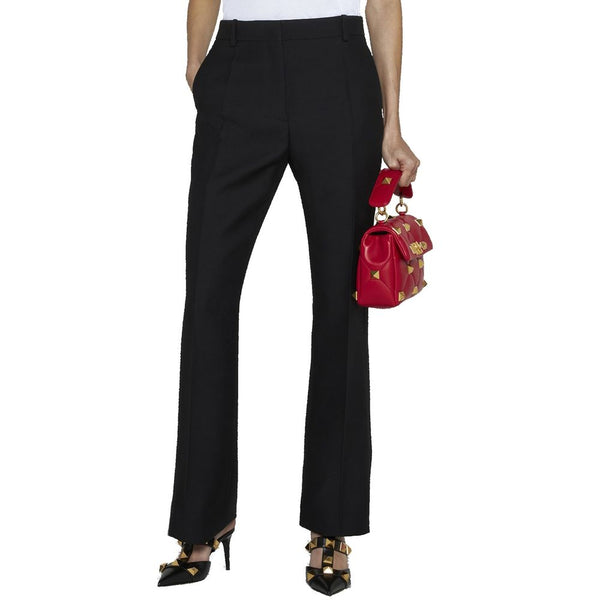 Wool And Silk Trousers Valentino
