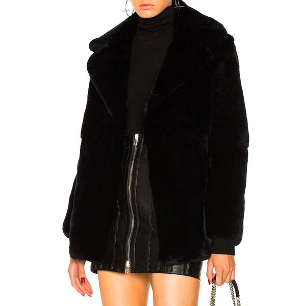 Friday Rabbit Fur Jacket Alberta Ferretti