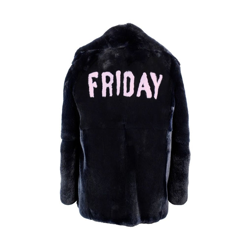 Friday Rabbit Fur Jacket Alberta Ferretti