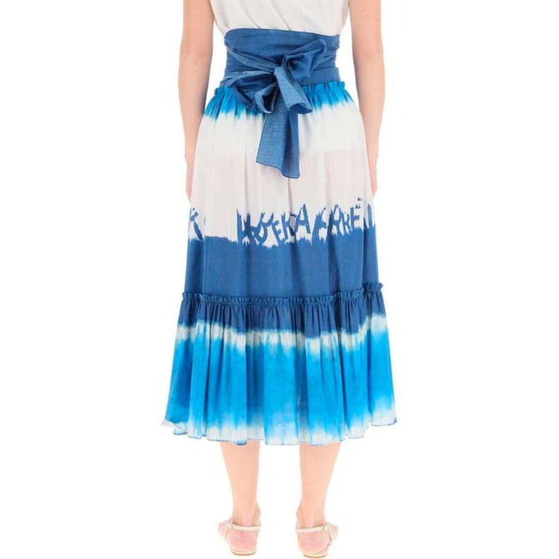 Tie Dye Midi Skirt Alberta Ferretti