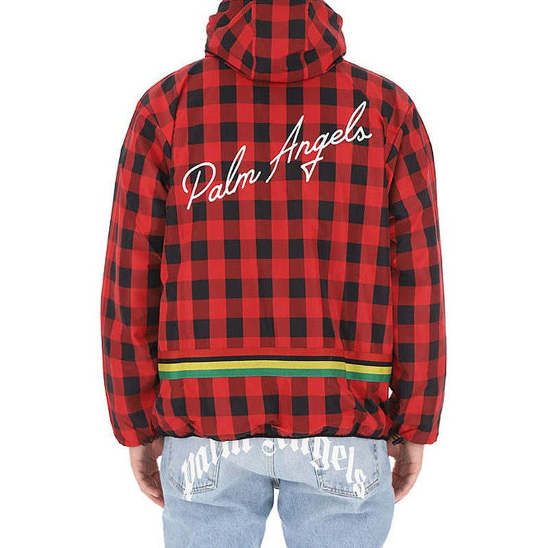 Checked  Windbreaker Jacket Palm Angels