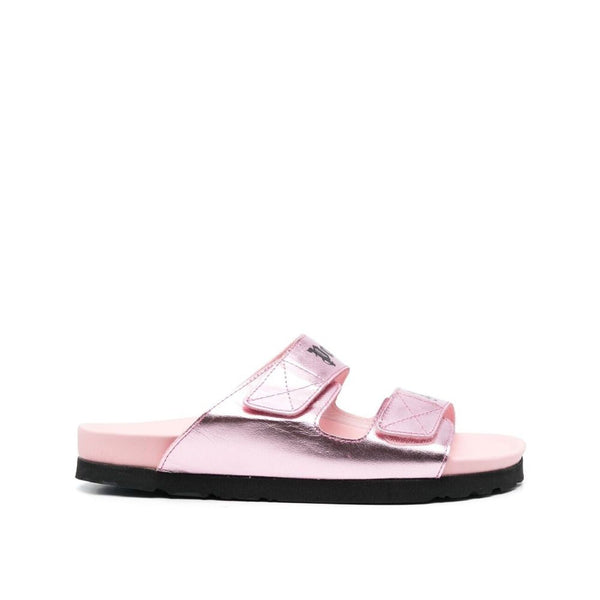Leather Logo Sandals Palm Angels