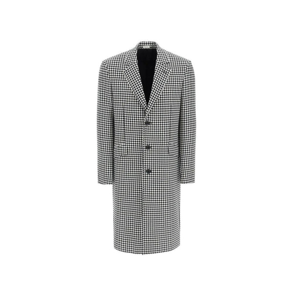 Pied-De-Poule Wool Coat Alexander McQueen