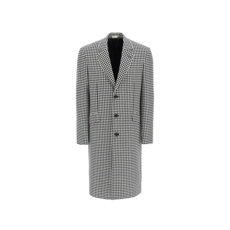 Pied-De-Poule Wool Coat Alexander McQueen