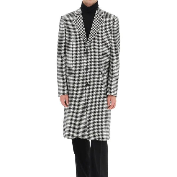 Pied-De-Poule Wool Coat Alexander McQueen