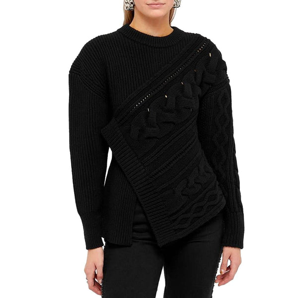 Asymmetric Wool Jumper Alexander McQueen