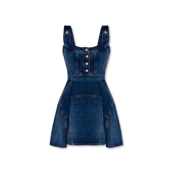 Denim Mini Dress Alexander McQueen