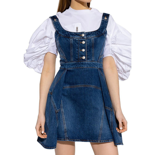 Denim Mini Dress Alexander McQueen