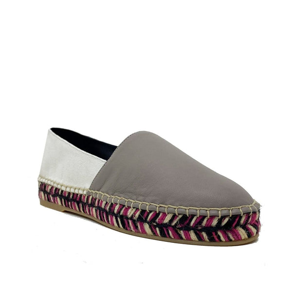 Leather Espadrilles Off-White