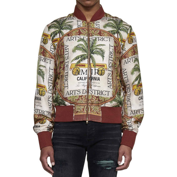 Printed Silk Jacket Amiri