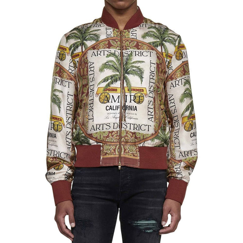 Printed Silk Jacket Amiri