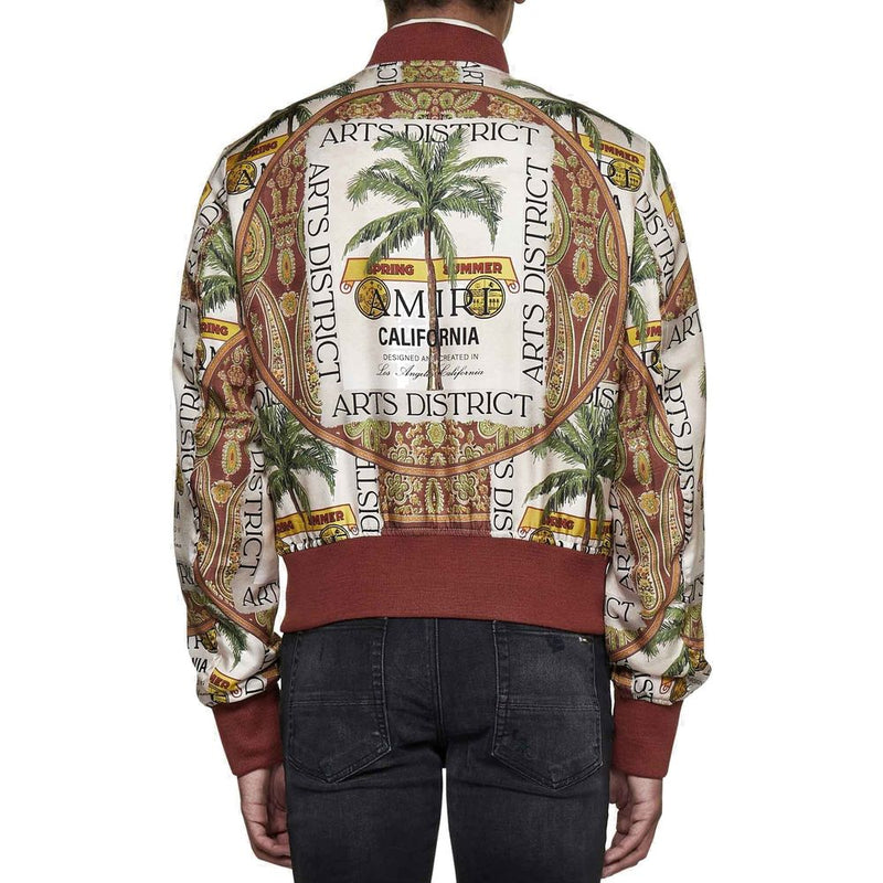 Printed Silk Jacket Amiri