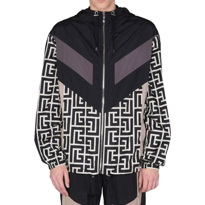 Nylon Monogram Jacket Balmain
