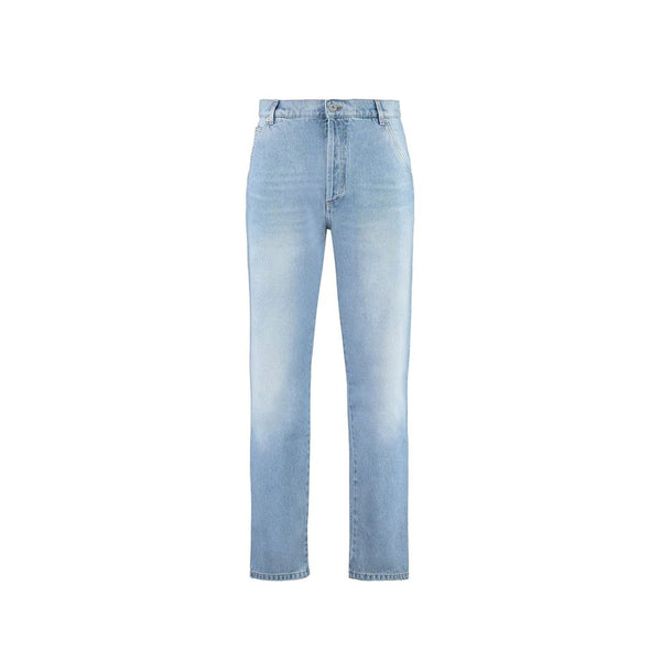 Cropped Straight Jeans Balmain