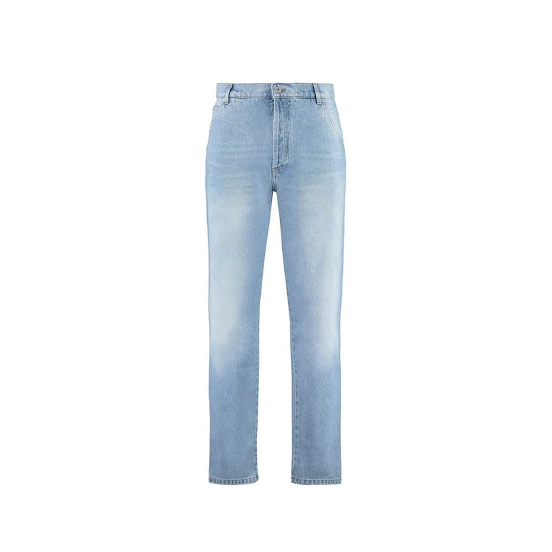 Cropped Straight Jeans Balmain