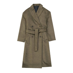 Wool And Cashmere Coat Brunello Cucinelli