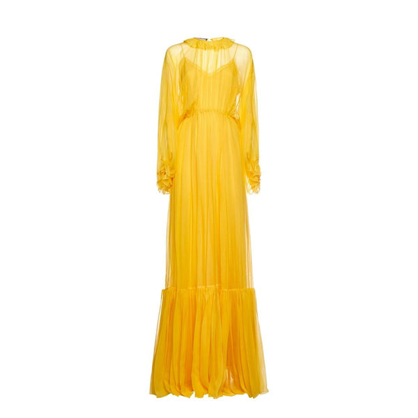 Silk Long Dress Gucci