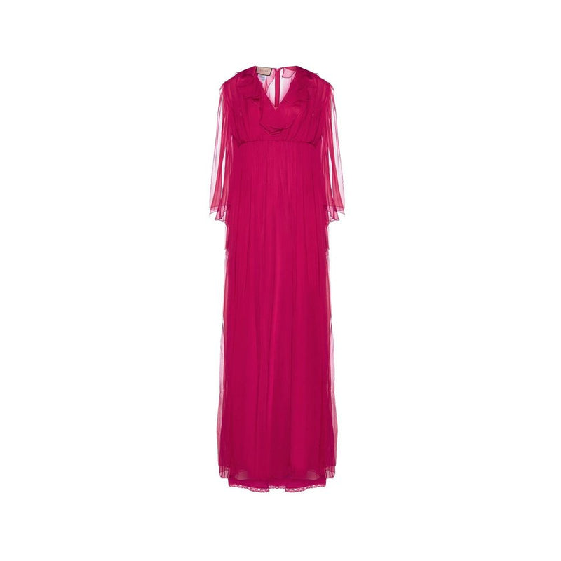 Silk Midi Dress Gucci