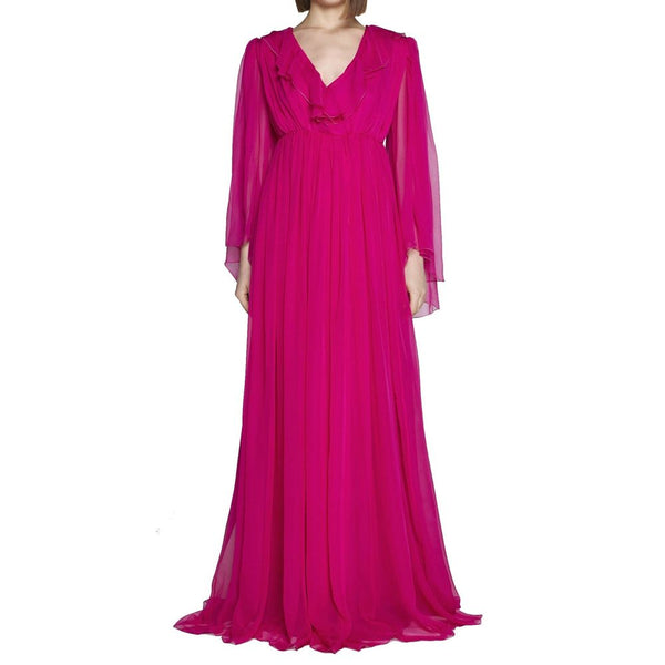 Silk Midi Dress Gucci