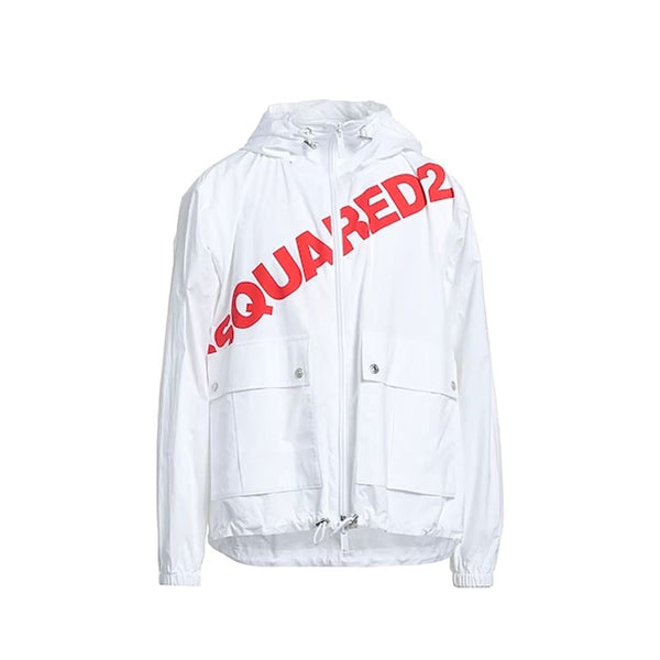 Logo Hooded Windbreaker Dsquared²