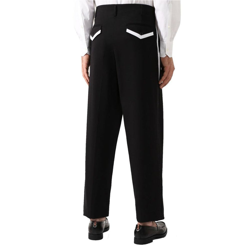 Side Stripe Pleat Trousers Dolce & Gabbana