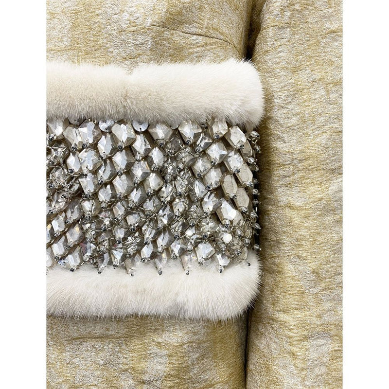 Crystal Embellished Coat Dsquared²